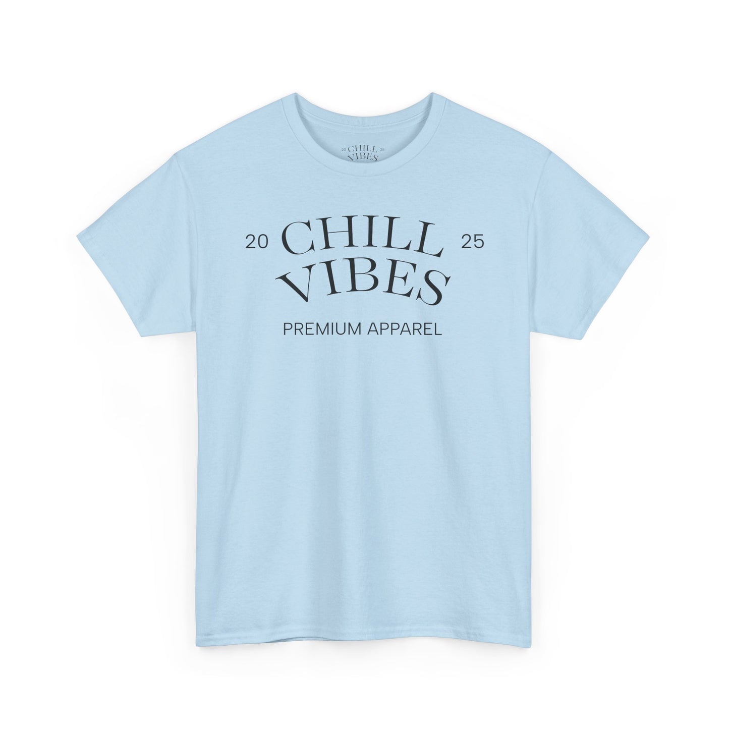 Chill Vibes™ Unisex Heavy Cotton Tee, Relaxed Wear, Casual Outfit, Gift for Friends, Everyday Style, Chill Apparel