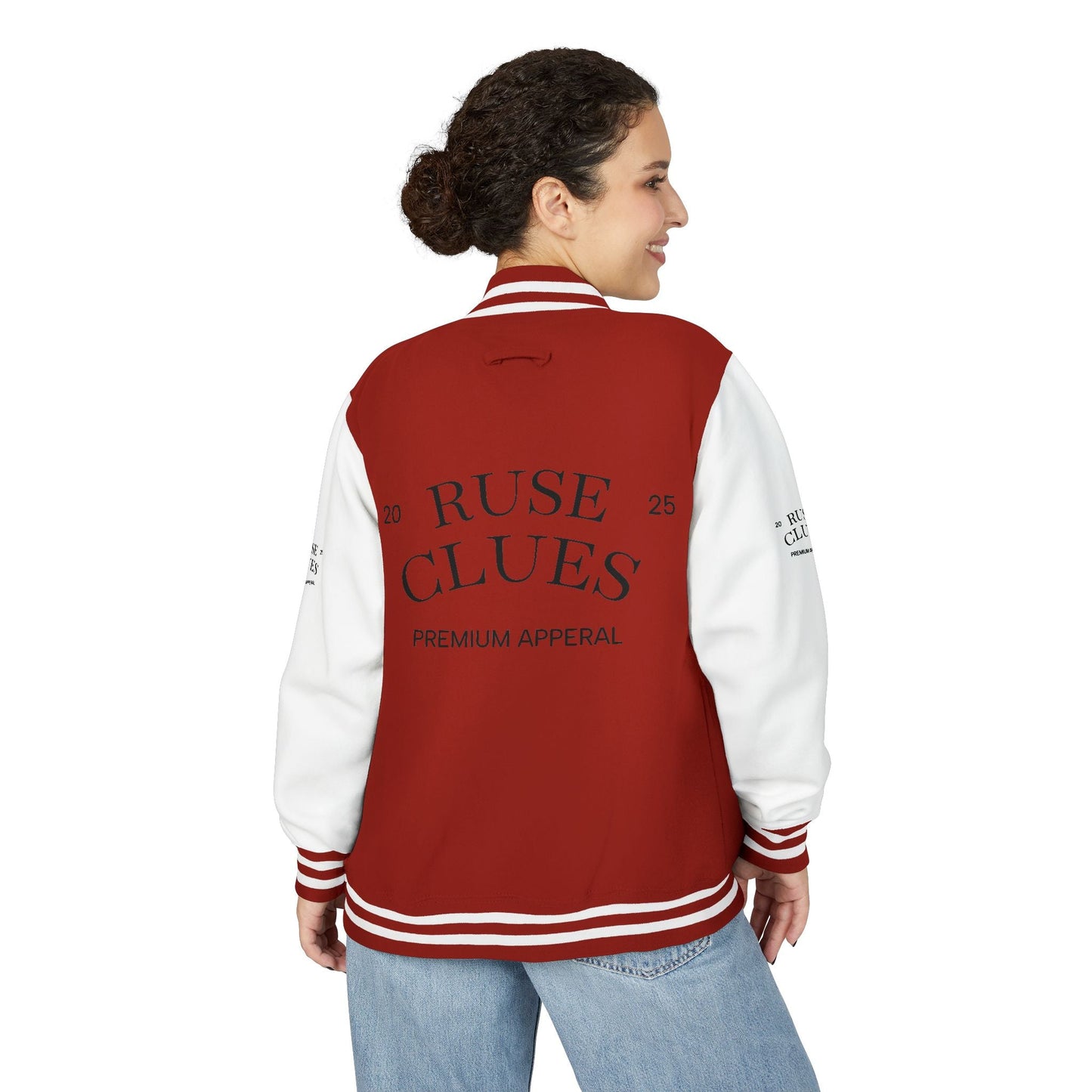 Unisex Heavyweight Ruse Clues® Letterman Jacket, Vintage Style Varsity Jacket, Customizable College Jacket, Trendy Sportswear, Perfect Gift for [...]