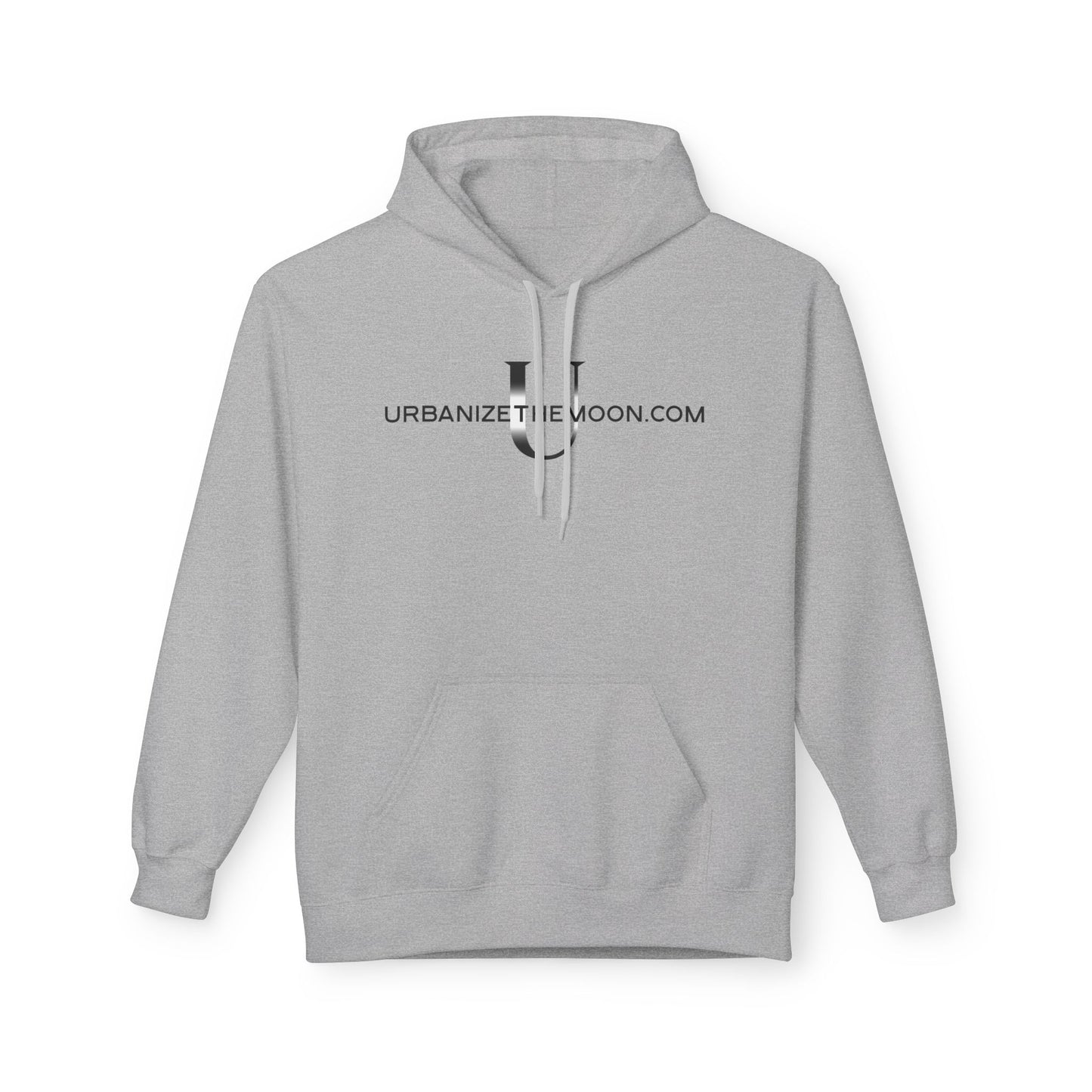 UrbanizeTheMoon.com™ Logo Hoodie — Minimal Moon Graphic Pullover