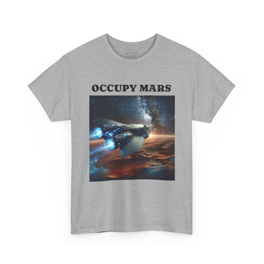 Occupy Mars™ Unisex Heavy Cotton Apparel Space Adventure Tee - Perfect for Cosmic Dreamers, Casual Everyday Wear, Space Lovers, Gift for Astronomers, [...]