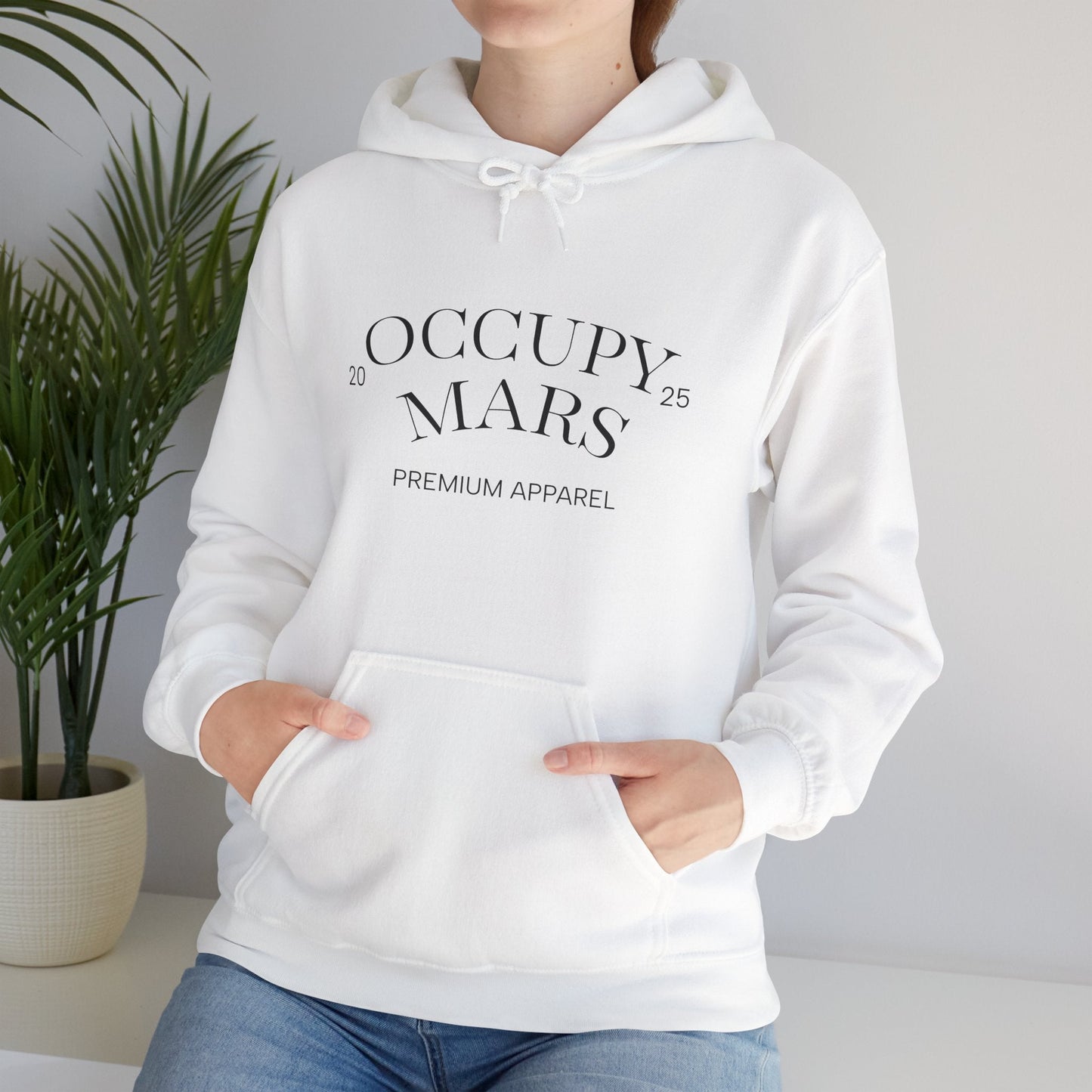 Occupy Mars™ Hooded Sweatshirt - Casual Comfort, Perfect for Everyday Wear, Gifts for Space Enthusiasts, Cozy Fashion