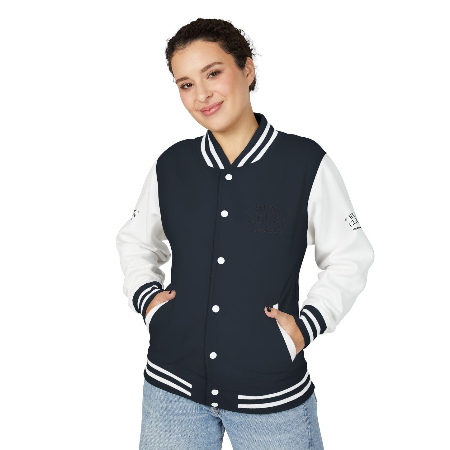 Unisex Heavyweight Ruse Clues® Letterman Jacket, Vintage Style Varsity Jacket, Customizable College Jacket, Trendy Sportswear, Perfect Gift for [...]