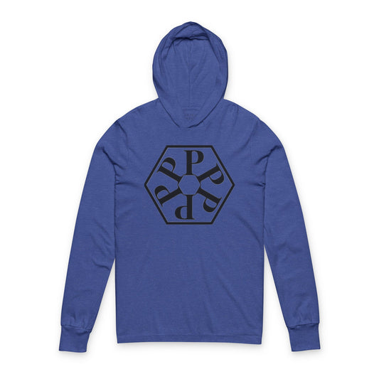 Unisex Hooded Long Sleeve Straight Outta Pomona™ Tee, Casual Wear, Gift for Friends, Outdoor Activities, Graphic Hoodie