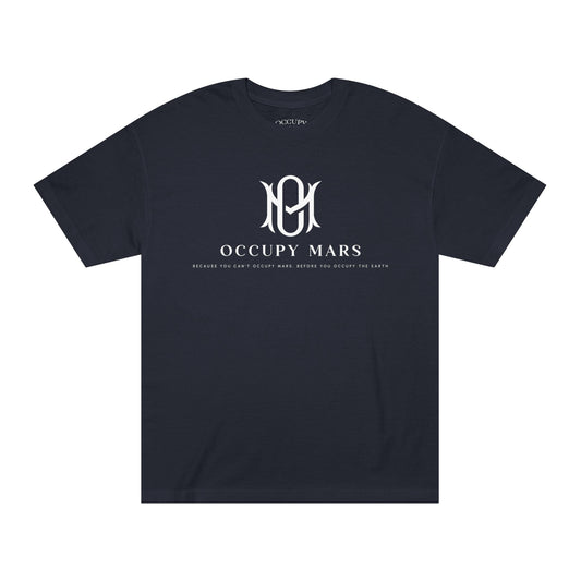 Unisex Classic Occupy Mars Tee - Casual Everyday Shirt, Graphic Top for All Occasions, Gift for Friends, Birthday, Teen Fashion, Relaxed Fit