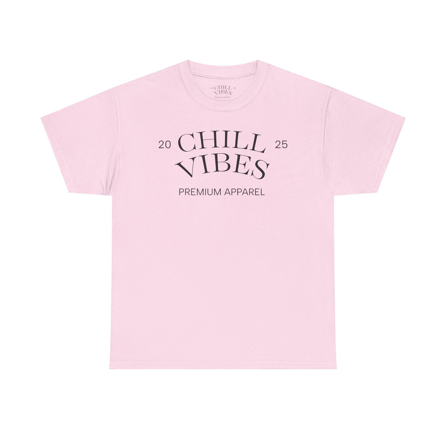Chill Vibes™ Unisex Heavy Cotton Tee, Relaxed Wear, Casual Outfit, Gift for Friends, Everyday Style, Chill Apparel