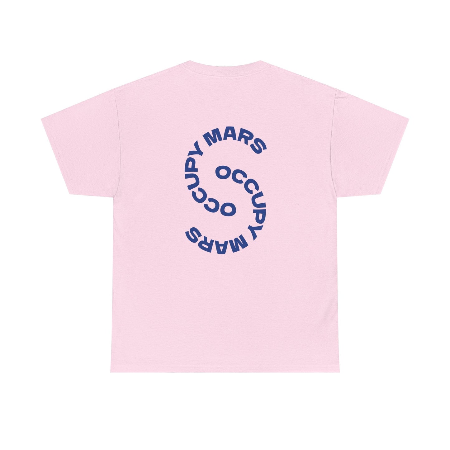 Unisex Heavy Cotton Occupy Mars™ Tee | Trendy Graphic Tee, Space T-Shirt, Casual Outfit, Gift for Science Lovers, Everyday Wear