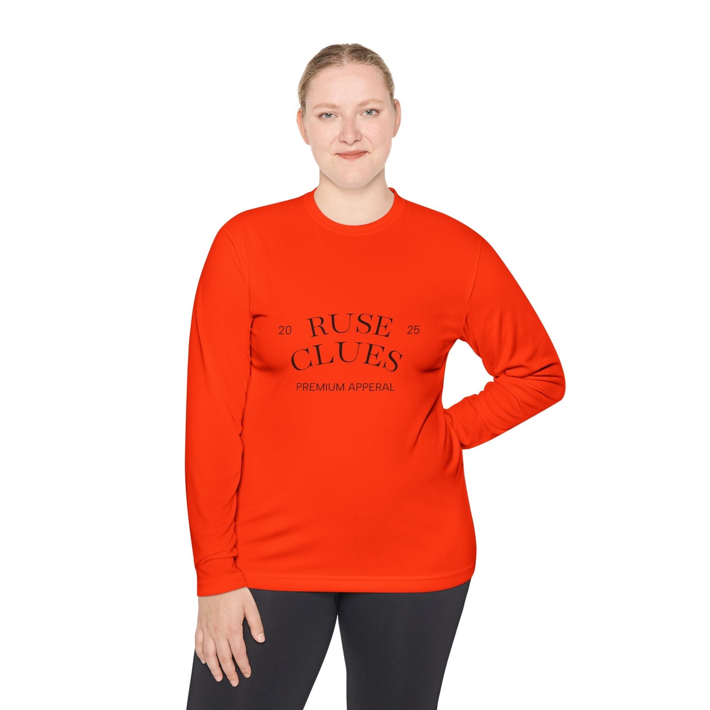 Women's Lightweight  Long Sleeve Ruse Clues® Tee - Premium Apparel for Everyday Style, Casual Wear, Gifts for Friends, Layering Piece, Trendy Fashion