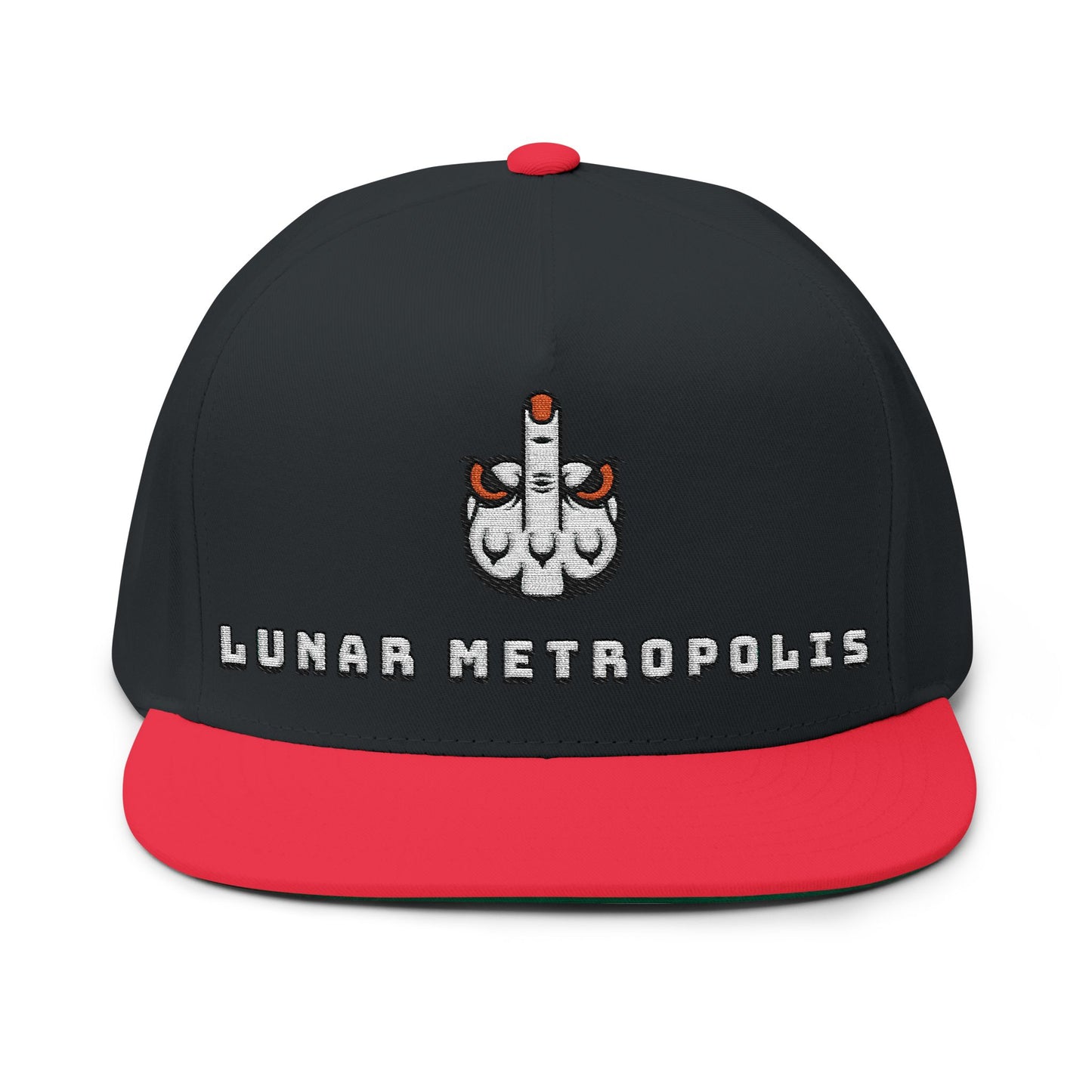 Flat Bill Lunar Metropolis™ logo Cap — Embroidered