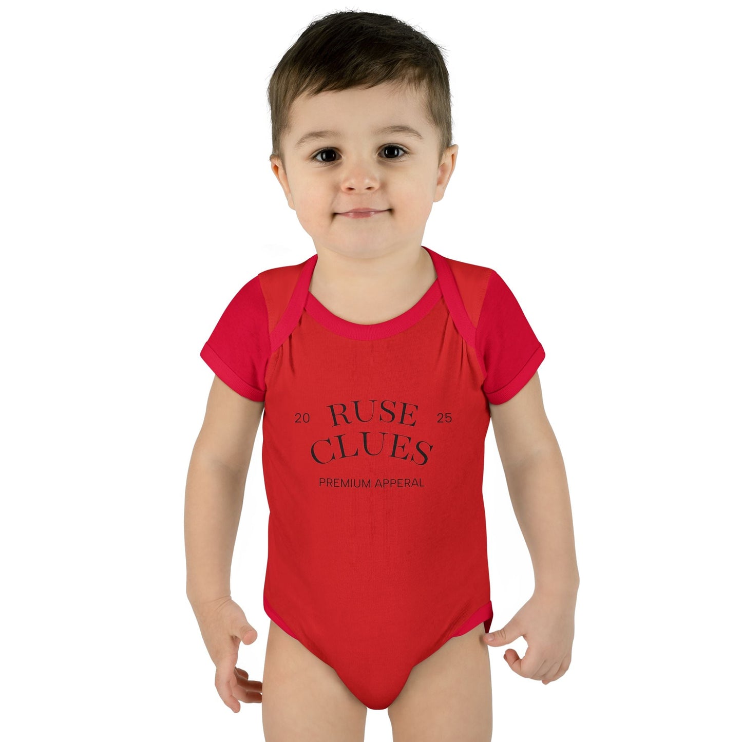Infant Baby Ruse Clues® Bodysuit - Cute Baby Apparel, Perfect Baby Shower Gift, Newborn Outfit, Seasonal Celebrations, Family Photos