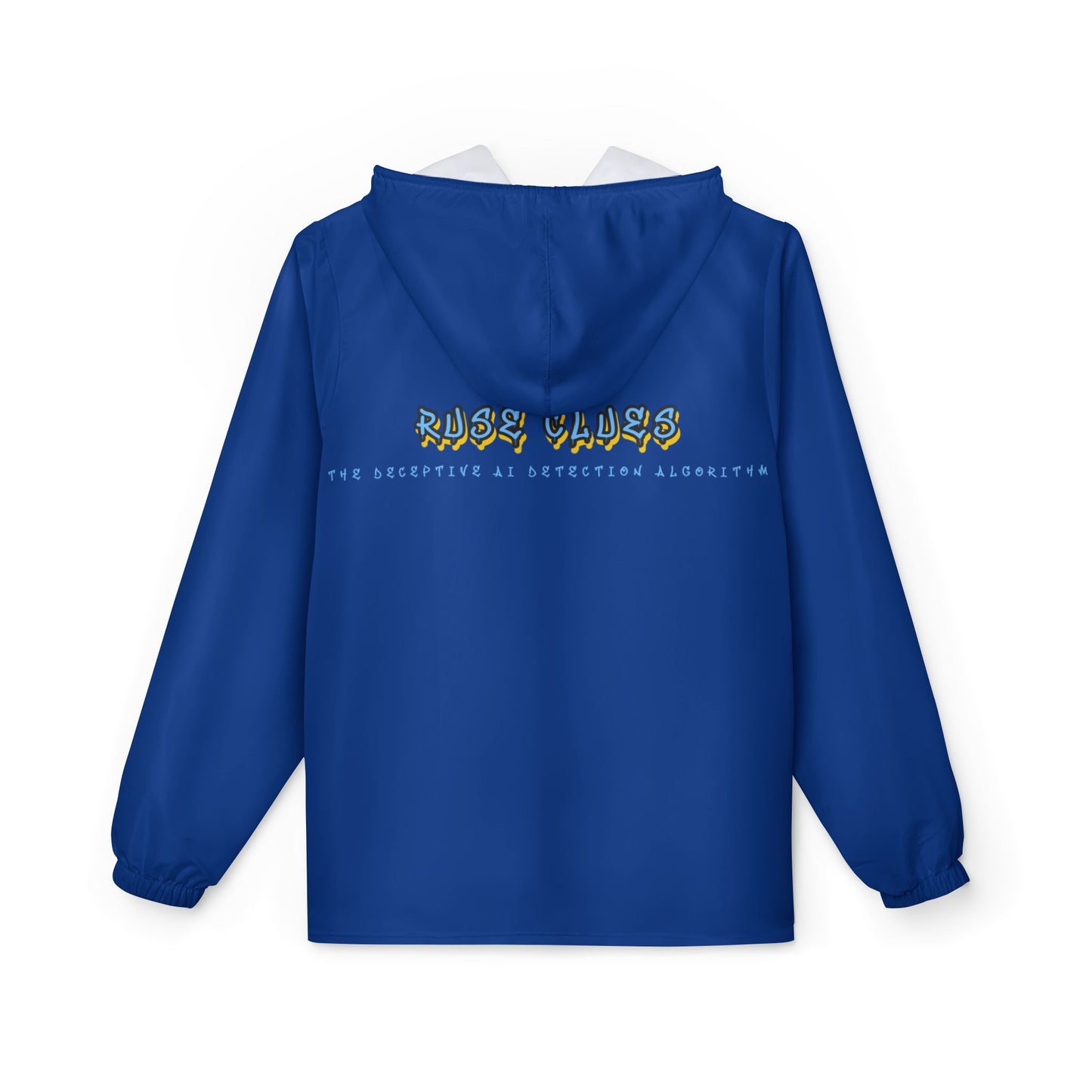 Cool Graphic Windbreaker Ruse Clues Jacket for Trendsetters