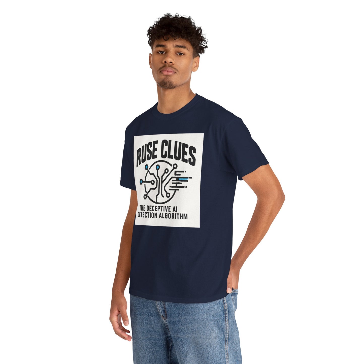 Ruse Clues® AI Detection Tee - Unisex Heavy Cotton T-Shirt