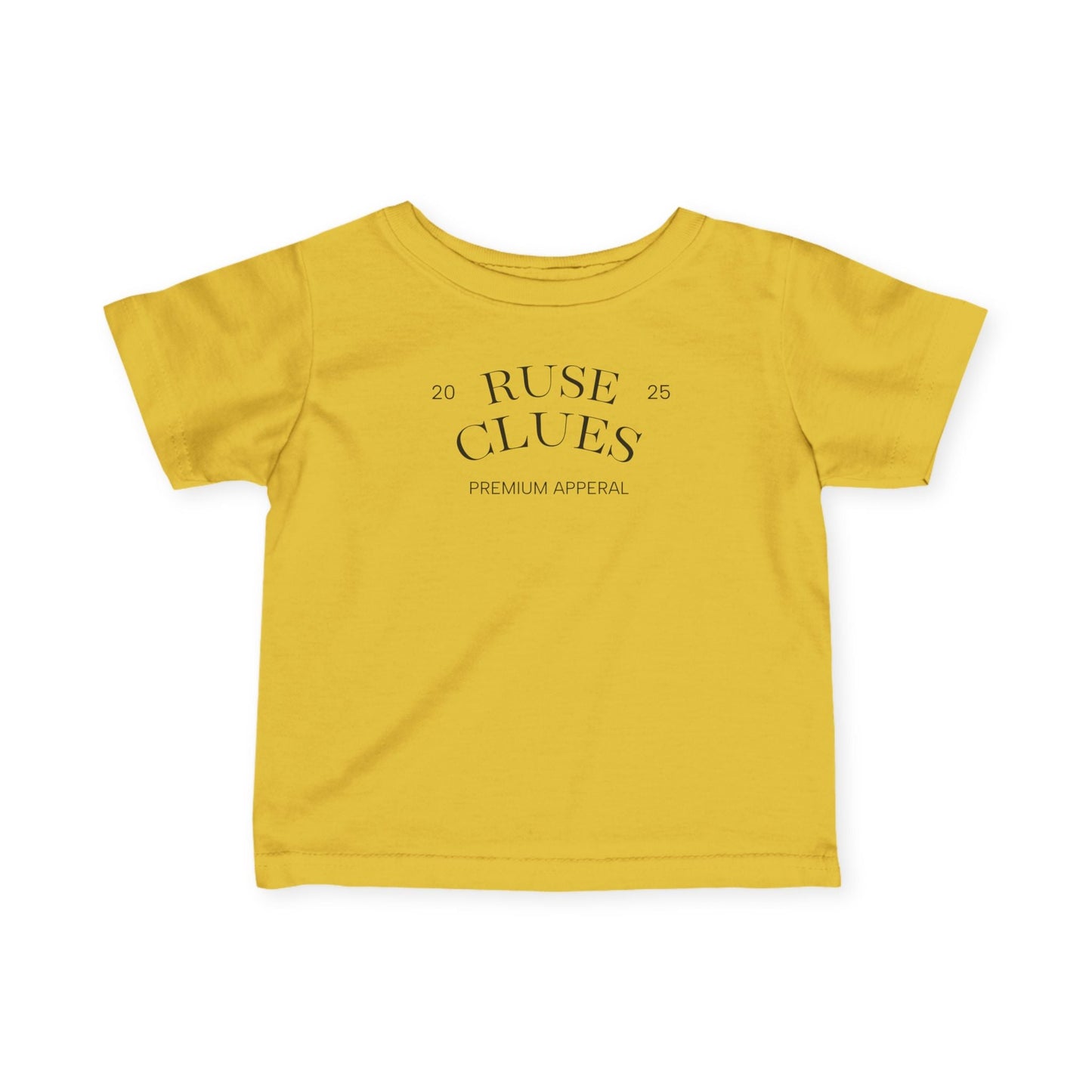 Infant Ruse Clues® Jersey Tee -  Cute Baby Shirt, Toddler Outfit, Gift for New Parents, Baby Shower Essential, Toddler Clothing