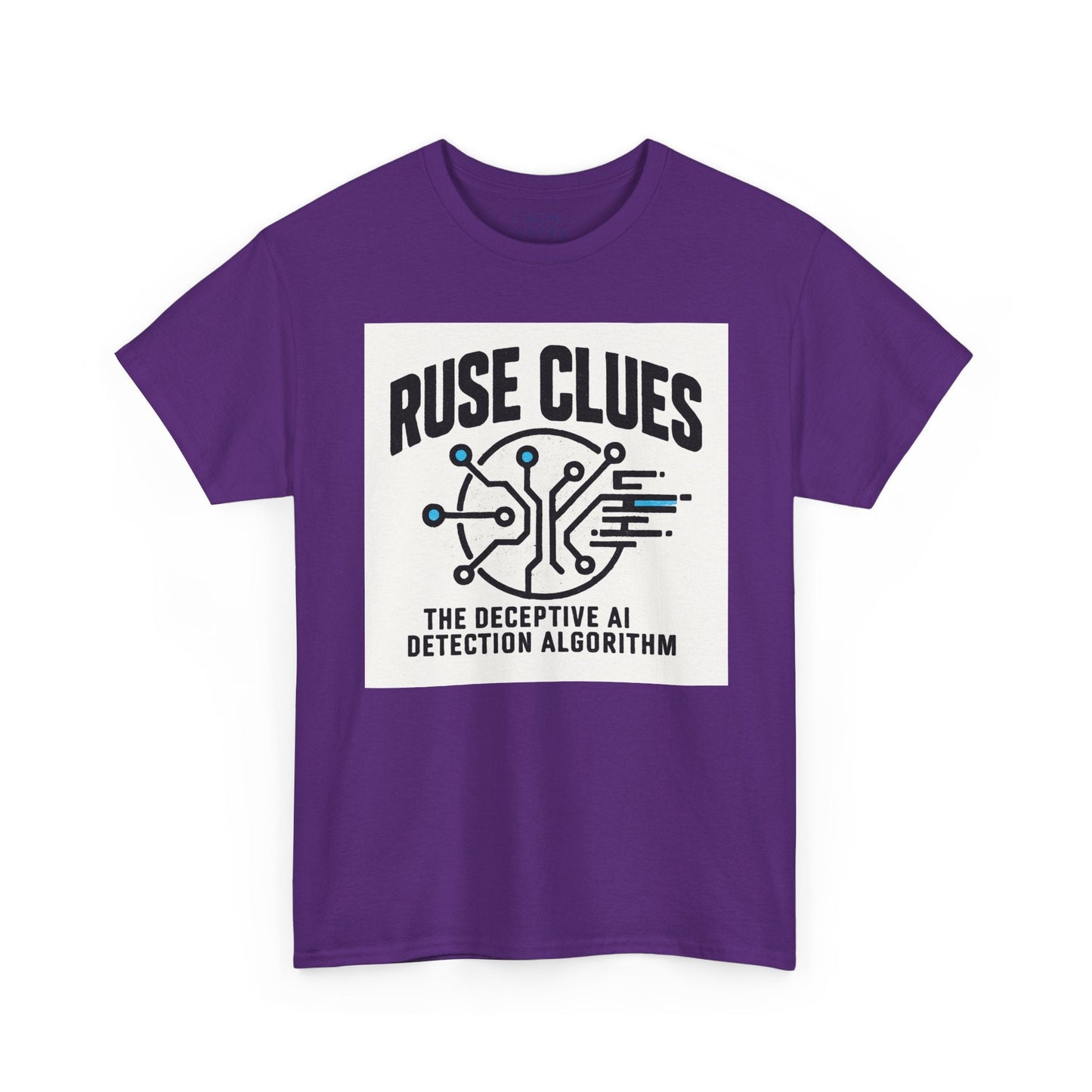 Ruse Clues® AI Detection Tee - Unisex Heavy Cotton T-Shirt