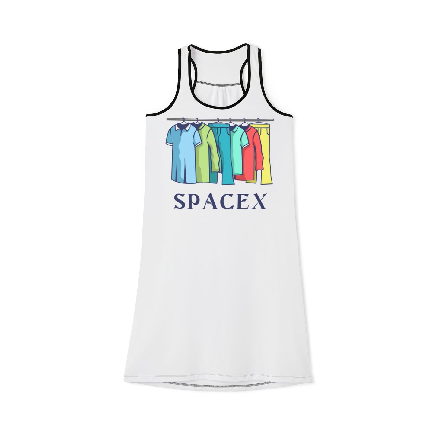 Women's Racerback SpaceX Dress - Perfect for Casual Wear, Summer Outings, Gifts & Outdoor Events