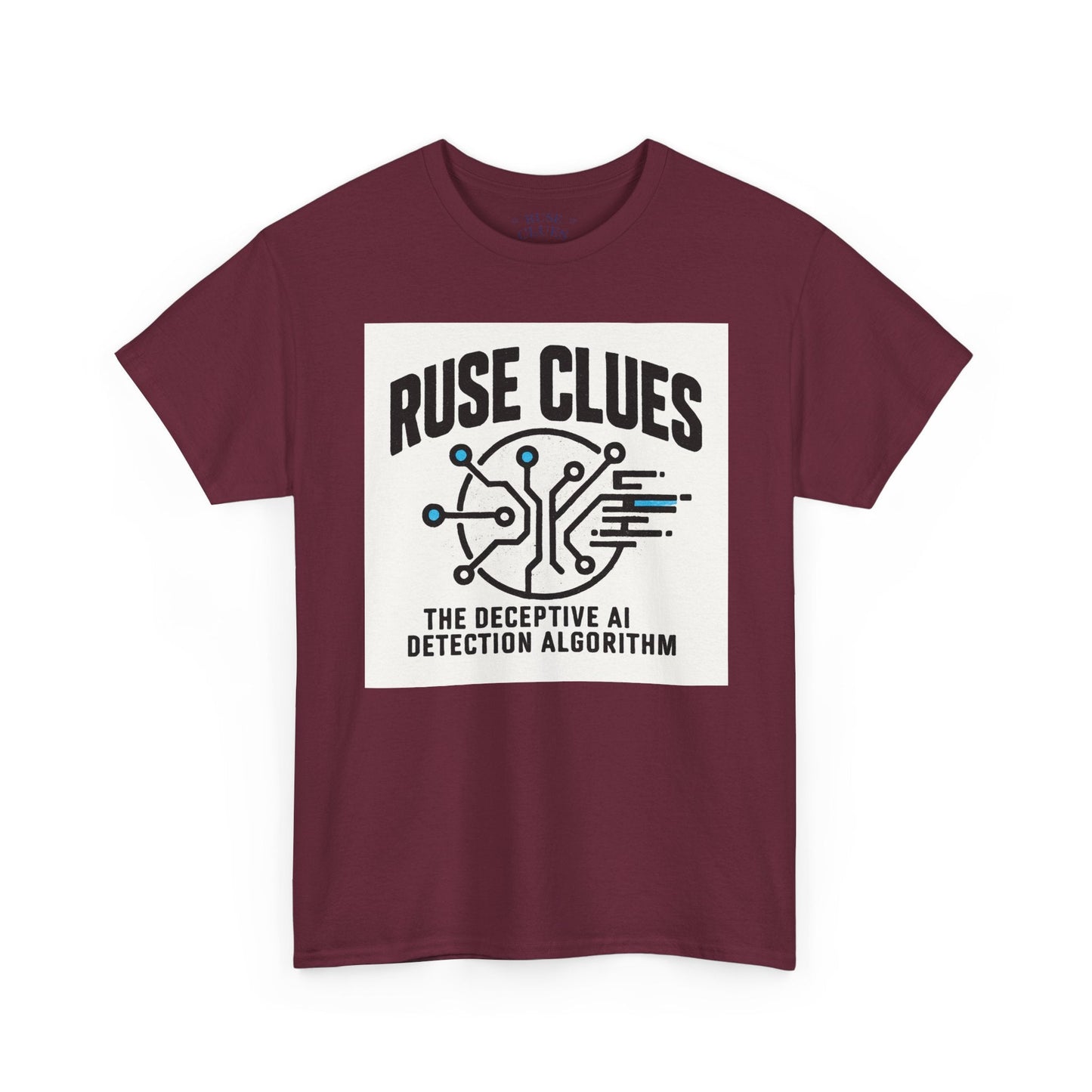 Ruse Clues® AI Detection Tee - Unisex Heavy Cotton T-Shirt