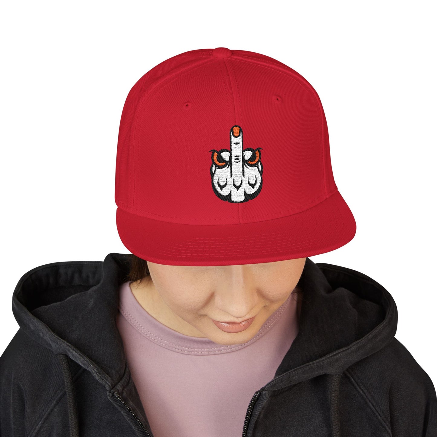 Embroidered Lunar Metropolis™ Snapback Hat — Bold Streetwear Cap