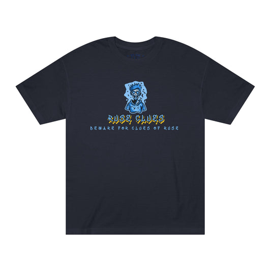 Unisex Classic Ruse Clues Graphic Tee, Edgy Streetwear, Casual Wear, Gifts for Him/Her, Unique Vintage Shirt, Youthful Style