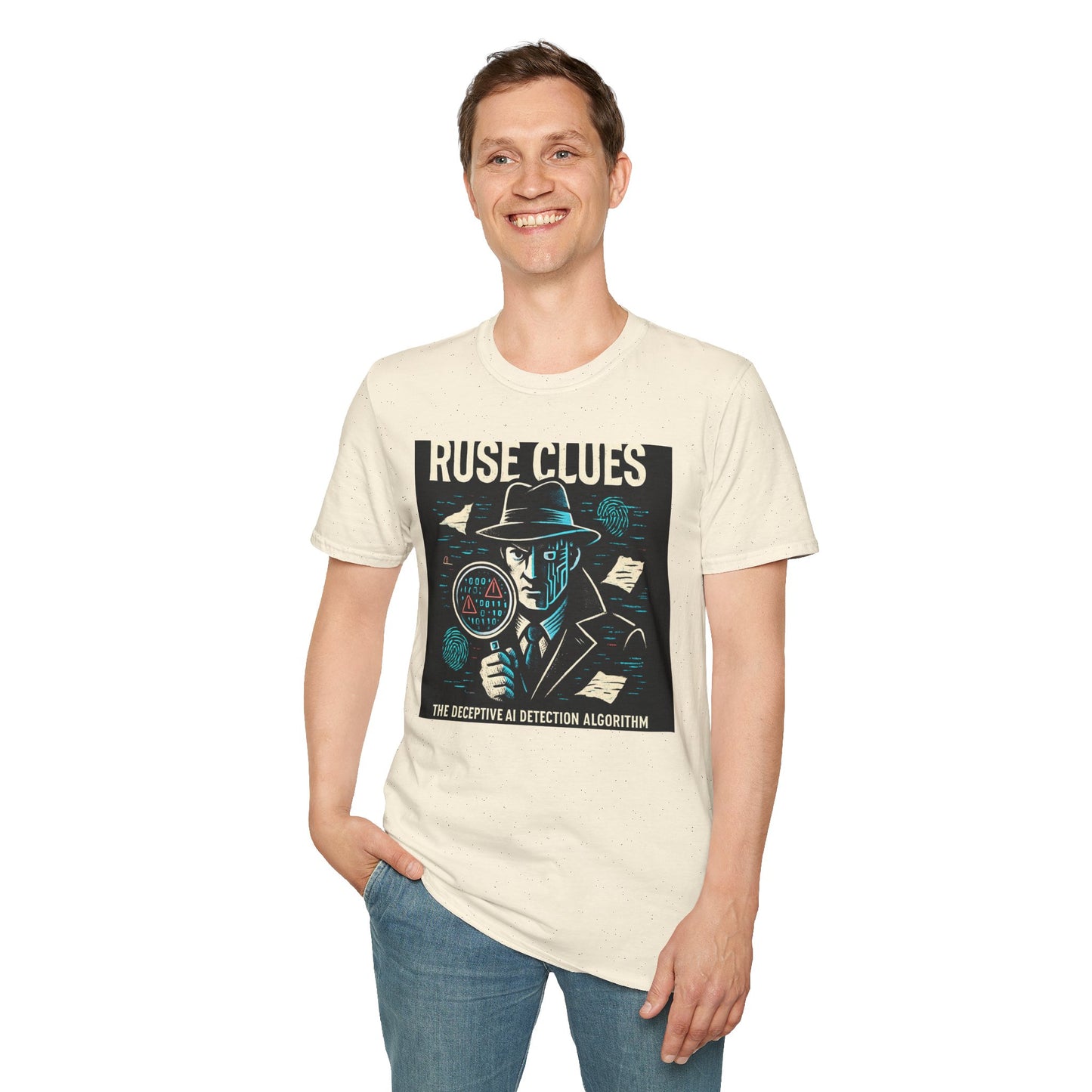 Mystery Detective Unisex Softstyle T-Shirt - Ruse Clues® Design