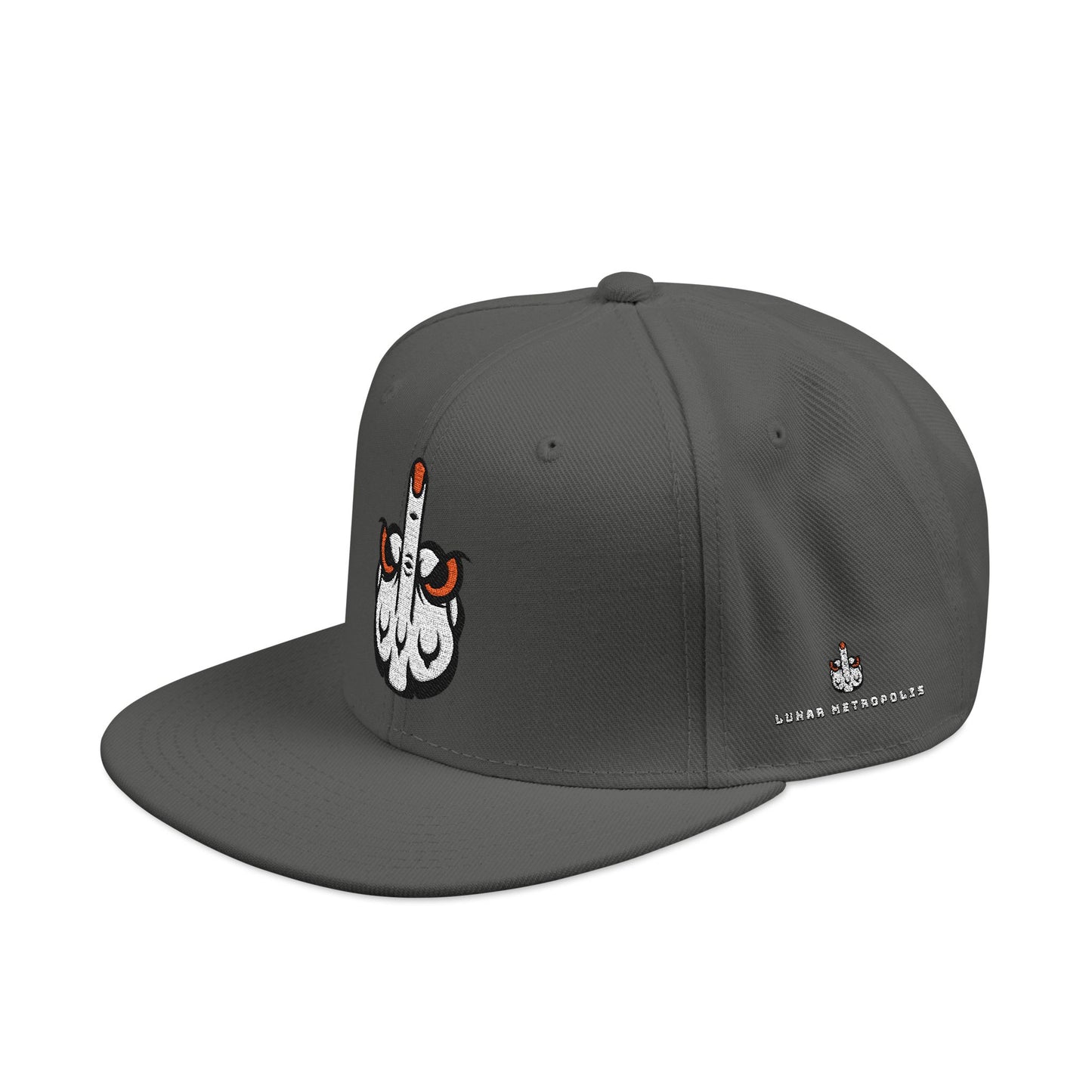 Embroidered Lunar Metropolis™ Snapback Hat — Bold Streetwear Cap