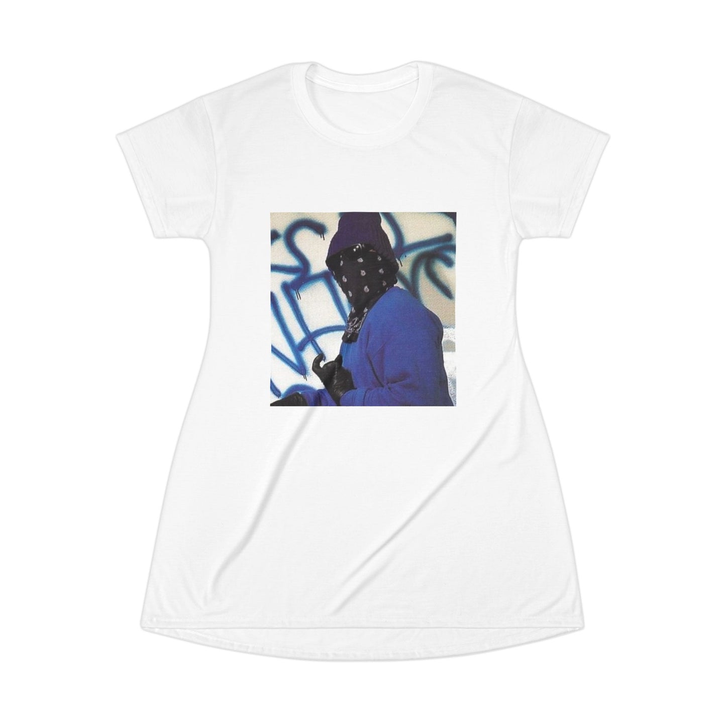 Rip Rider Archives Bandana Mask T‑Shirt Dress