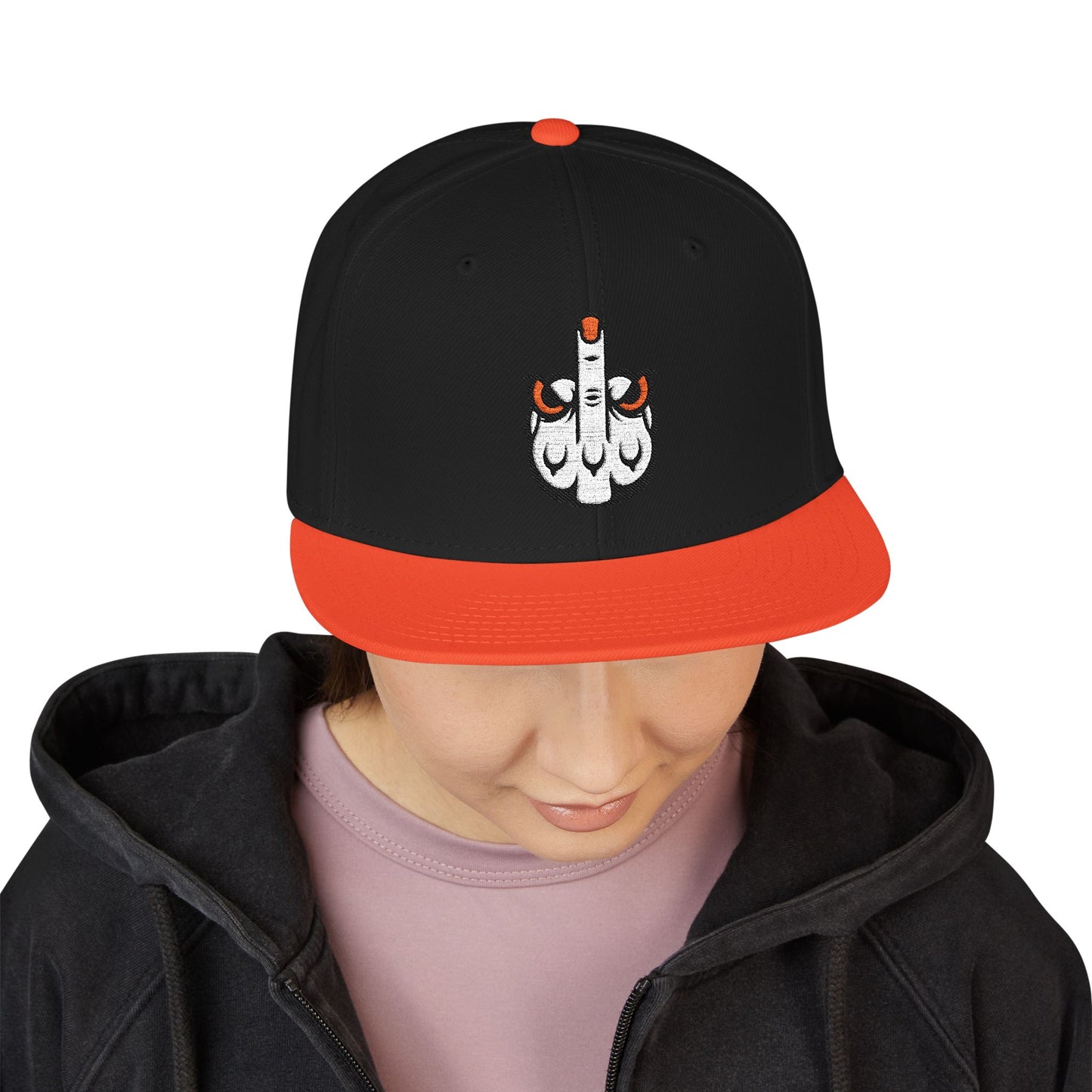 Embroidered Lunar Metropolis™ Snapback Hat — Bold Streetwear Cap