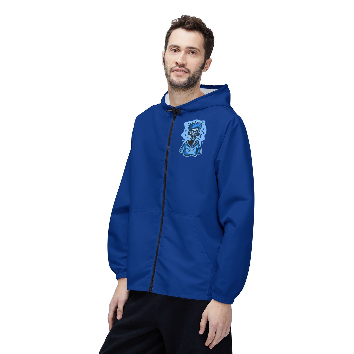 Cool Graphic Windbreaker Ruse Clues Jacket for Trendsetters