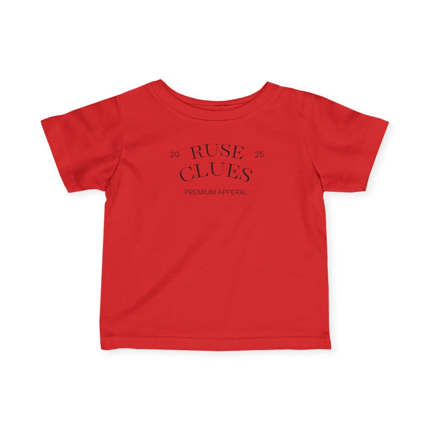 Infant Ruse Clues® Jersey Tee -  Cute Baby Shirt, Toddler Outfit, Gift for New Parents, Baby Shower Essential, Toddler Clothing
