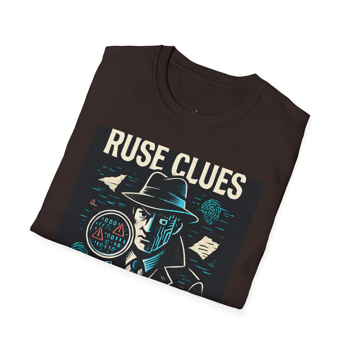 Mystery Detective Unisex Softstyle T-Shirt - Ruse Clues® Design