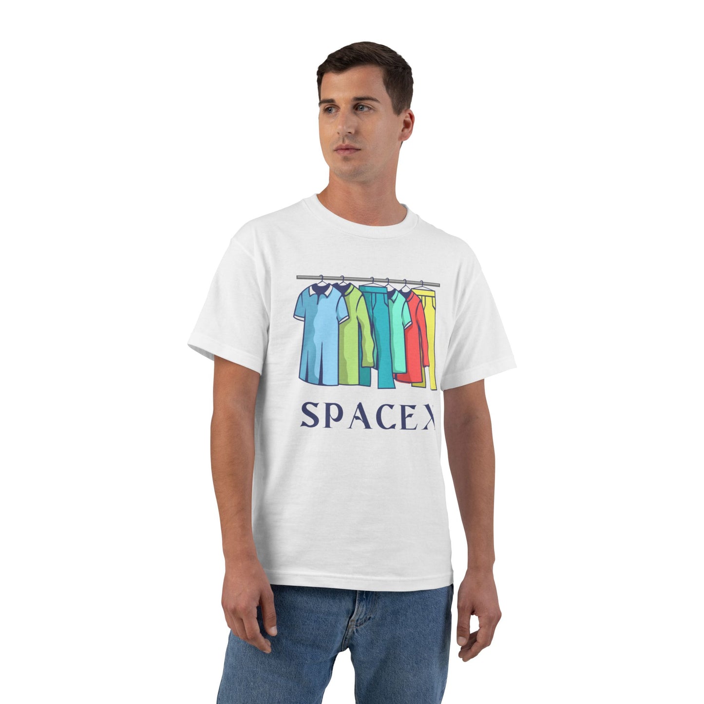 Short-Sleeve SpaceX™ T-Shirt for All Shapes and Sizes, Short, Tall, Fat, or Small, Casual Wear, Unique Graphic Tee