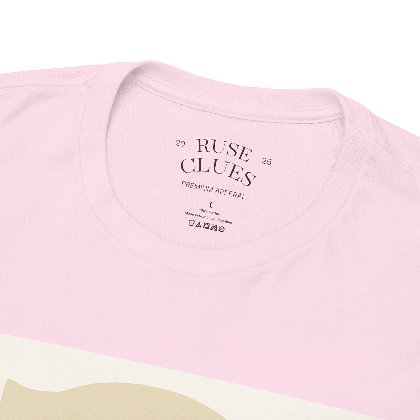 Deceptive AI Unisex Heavy Cotton Ruse Clues® Tee - Bold Graphic Tee for Tech Enthusiasts