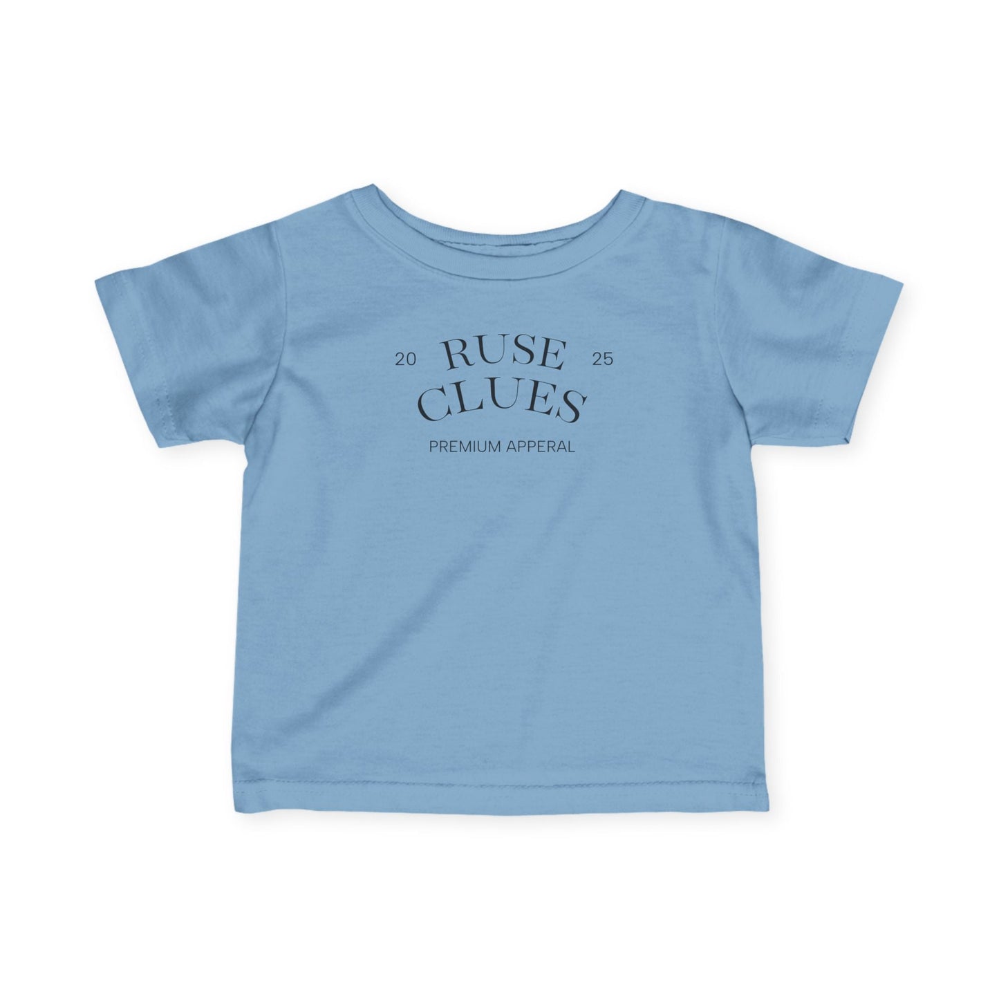 Infant Ruse Clues® Jersey Tee -  Cute Baby Shirt, Toddler Outfit, Gift for New Parents, Baby Shower Essential, Toddler Clothing