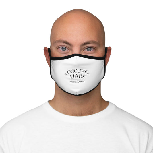 Occupy Mars™ Trendy Fitted Face Mask - Graphic, Stylish Protection, Unisex Fashion, Gift for Space Lovers, Everyday Wear
