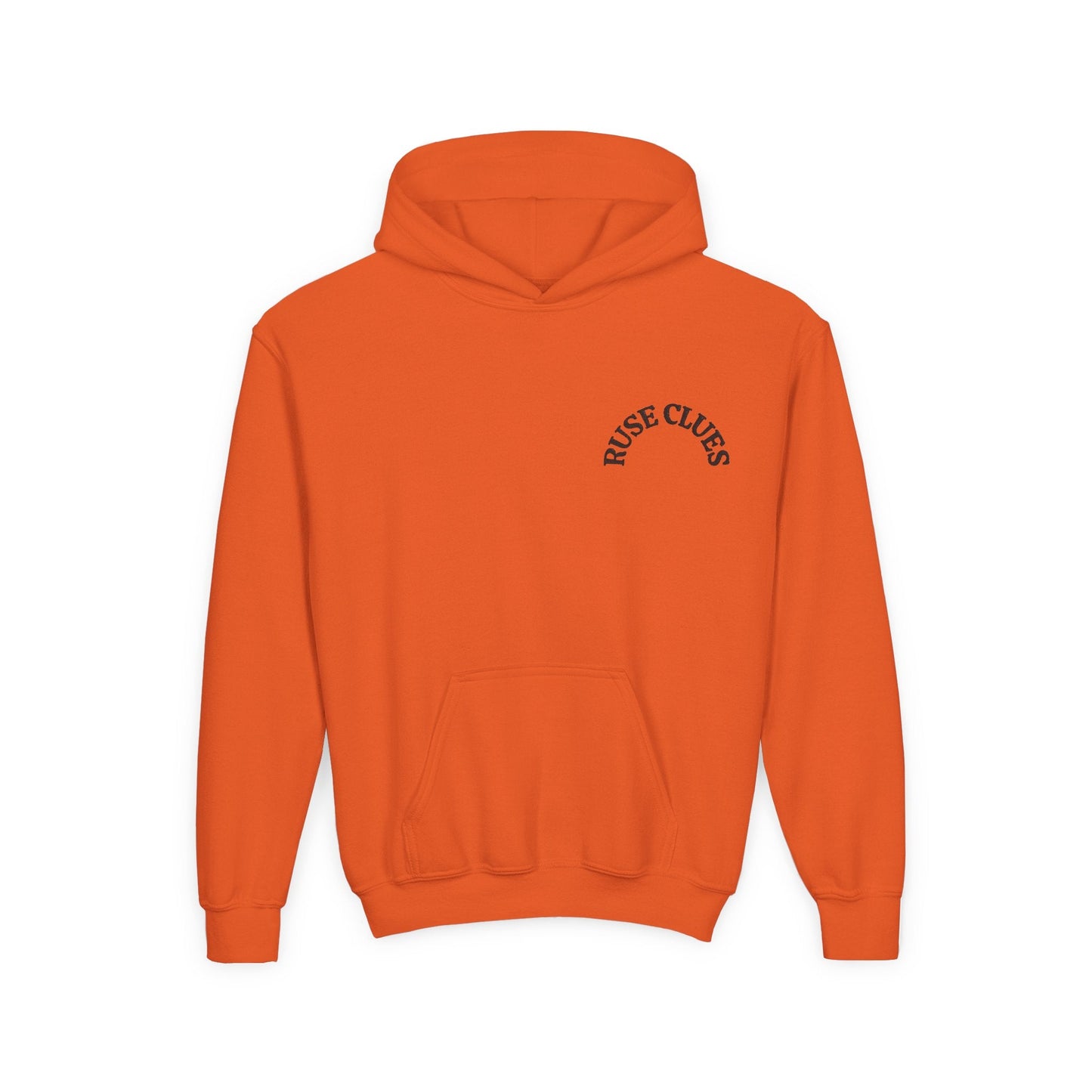 Youth Heavy Blend Hooded Ruse Clues® Sweatshirt - Comfortable, Cozy, Ideal for Lazy Days, Perfect for Fall and Winter, Great Gift for Teens, Casual Wear