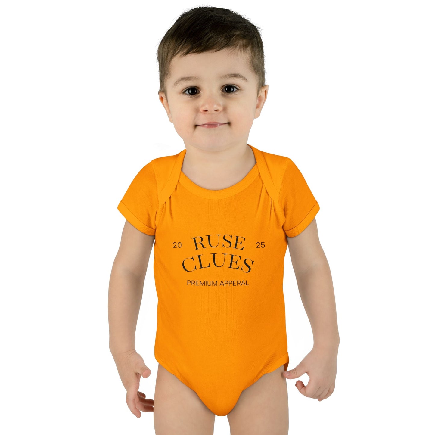 Infant Baby Ruse Clues® Bodysuit - Cute Baby Apparel, Perfect Baby Shower Gift, Newborn Outfit, Seasonal Celebrations, Family Photos