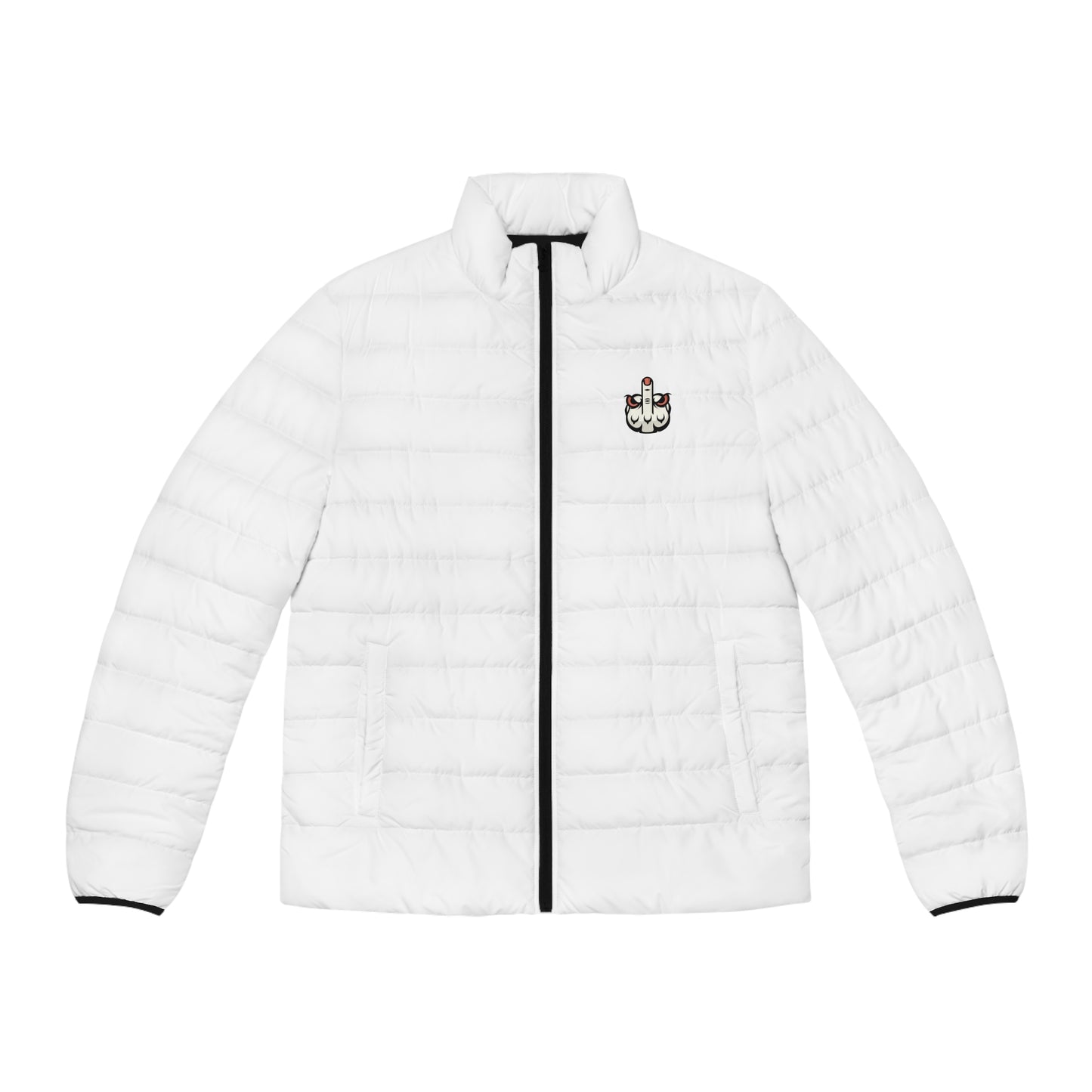 Puffer Jacket — Lunar Metropolis™ Graphic Men’s Jacket