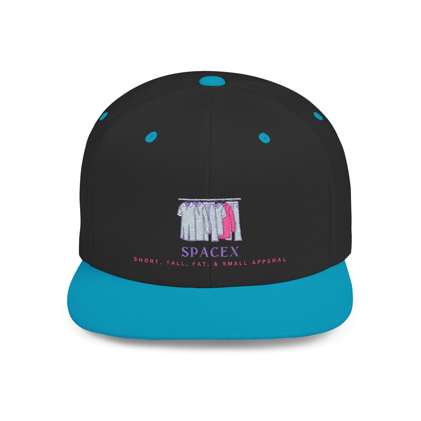 Flat Bill SpaceX™ Snapback Cap | Trendy Hat for Style Lovers, Gift for Space Enthusiasts, Casual Wear, Street Style, Cool Accessories