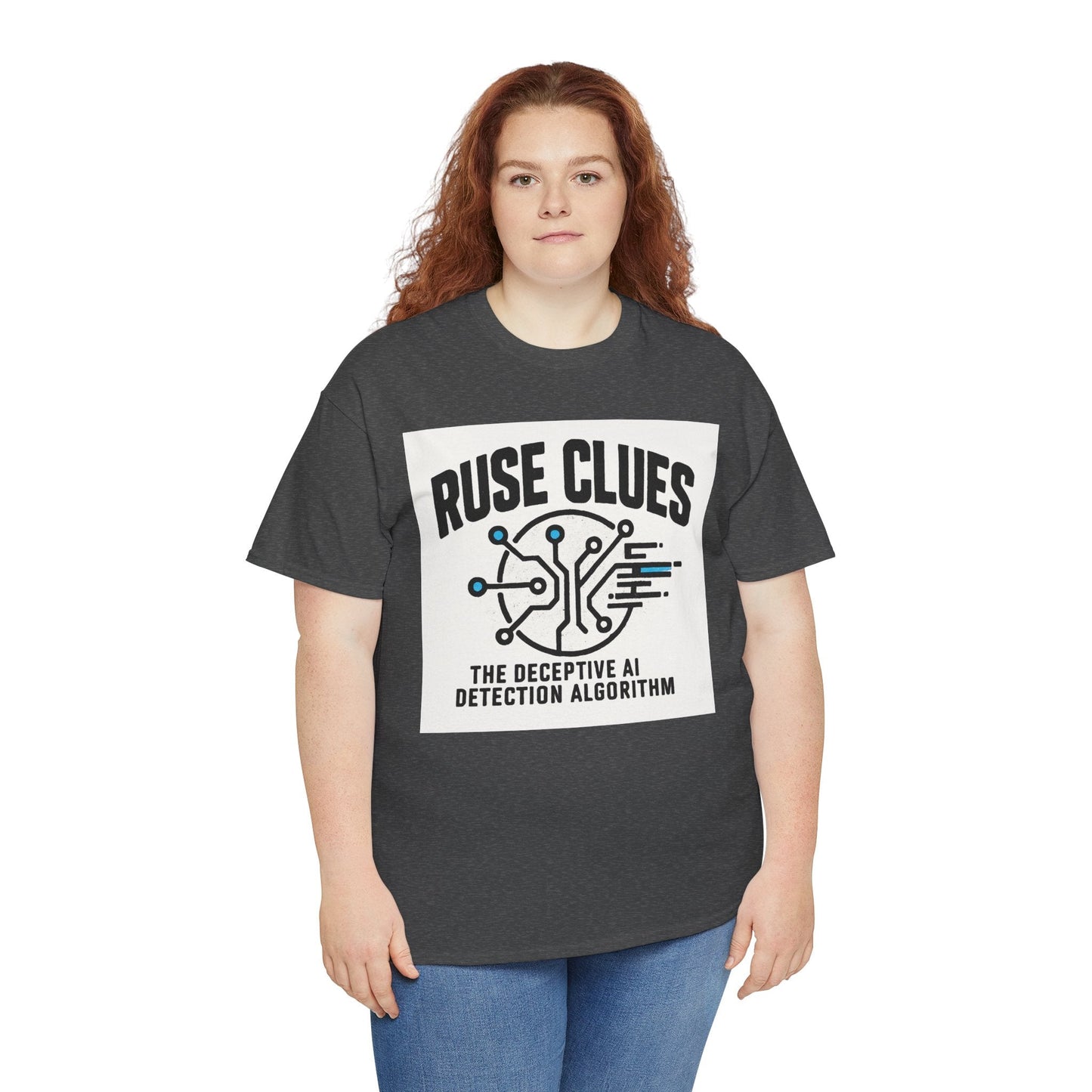 Ruse Clues® AI Detection Tee - Unisex Heavy Cotton T-Shirt