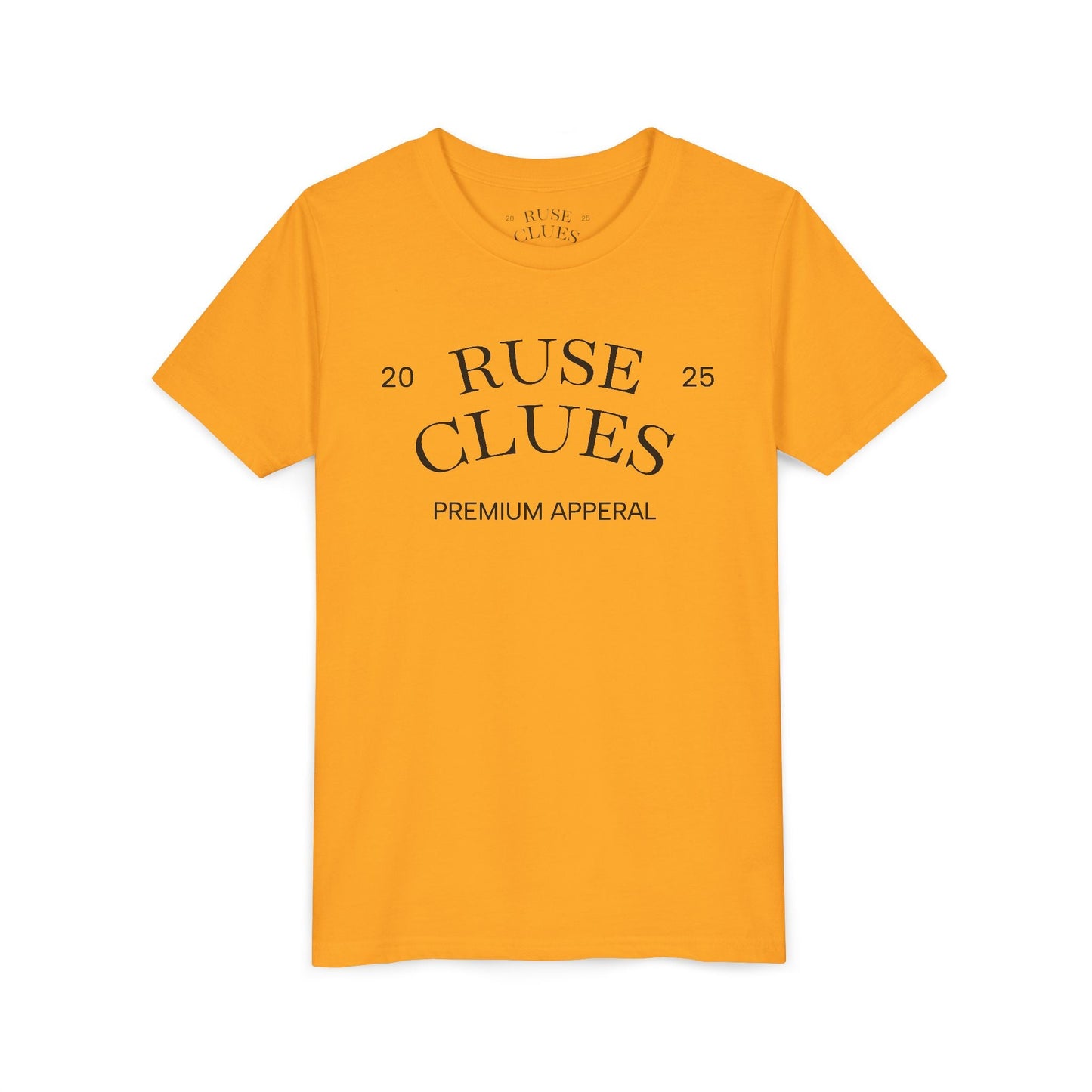Youth Short Sleeve Ruse Clues® Tee, Fun Graphic Tee, Kids Casual T-Shirt, Gift for Teens, Back to School Apparel, Summer Wear