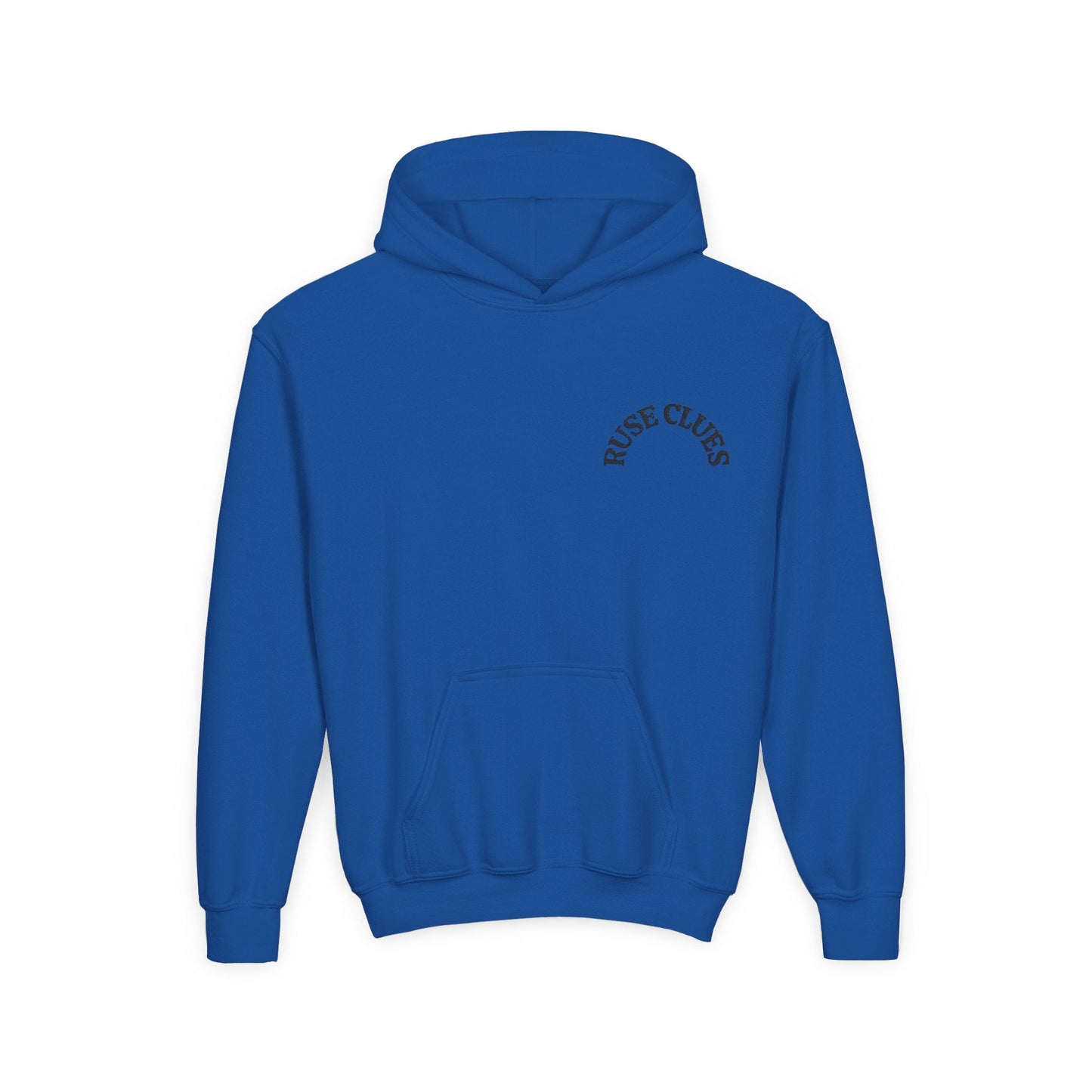 Youth Heavy Blend Hooded Ruse Clues® Sweatshirt - Comfortable, Cozy, Ideal for Lazy Days, Perfect for Fall and Winter, Great Gift for Teens, Casual Wear