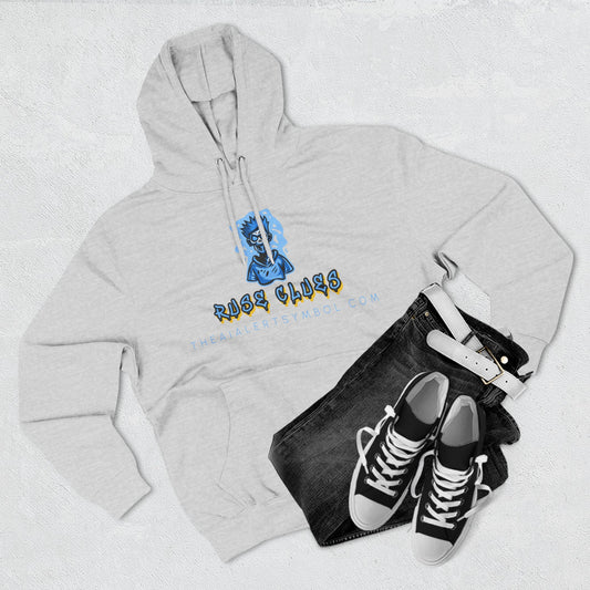 Ruse Clues® Hoodie — Blue Graphic Fleece Pullover