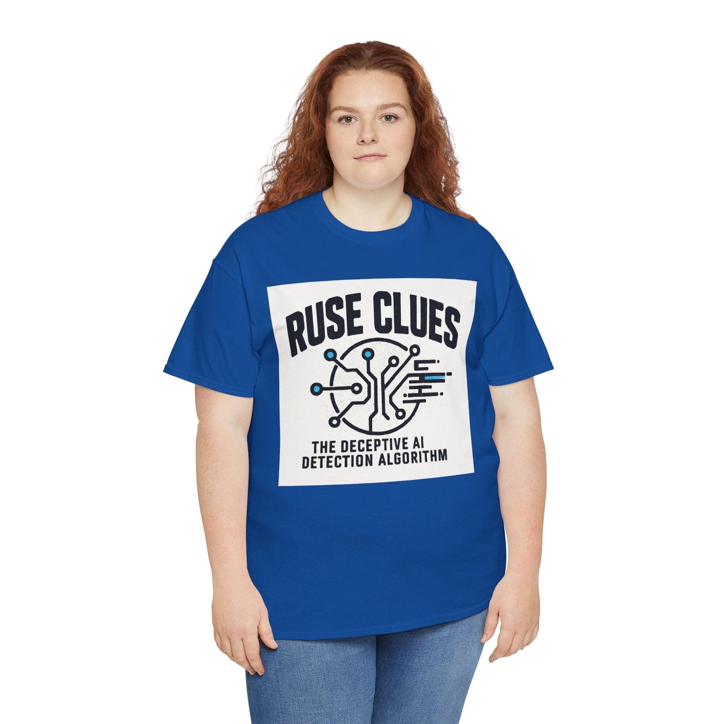 Ruse Clues® AI Detection Tee - Unisex Heavy Cotton T-Shirt