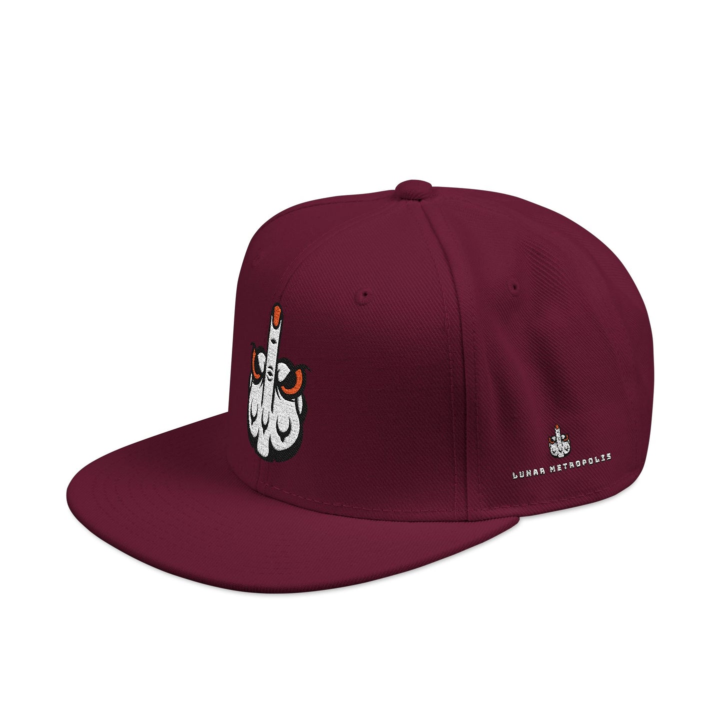 Embroidered Lunar Metropolis™ Snapback Hat — Bold Streetwear Cap