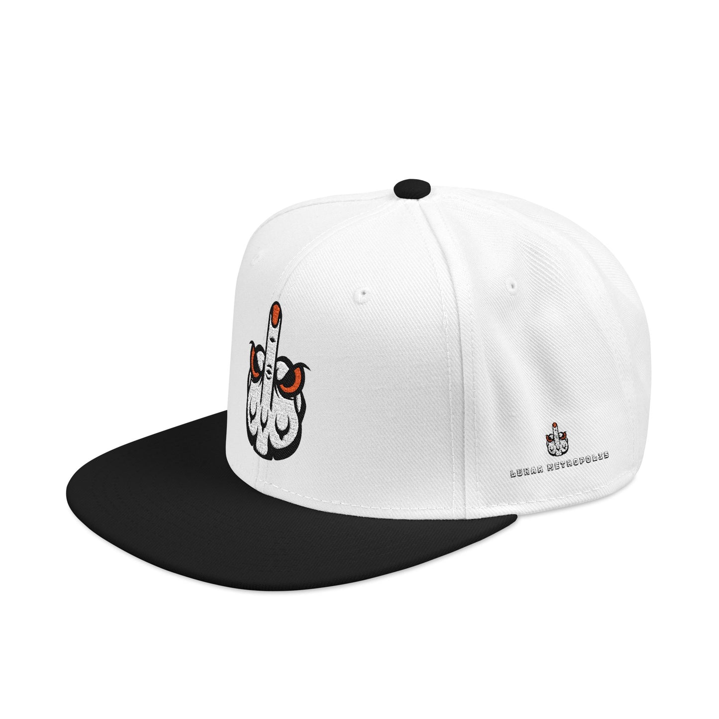 Embroidered Lunar Metropolis™ Snapback Hat — Bold Streetwear Cap