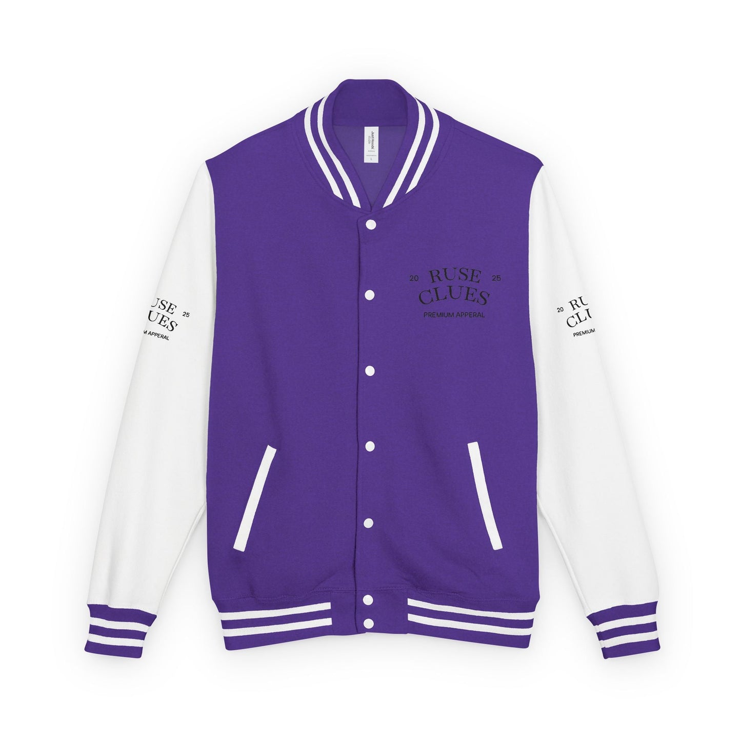 Unisex Heavyweight Ruse Clues® Letterman Jacket, Vintage Style Varsity Jacket, Customizable College Jacket, Trendy Sportswear, Perfect Gift for [...]