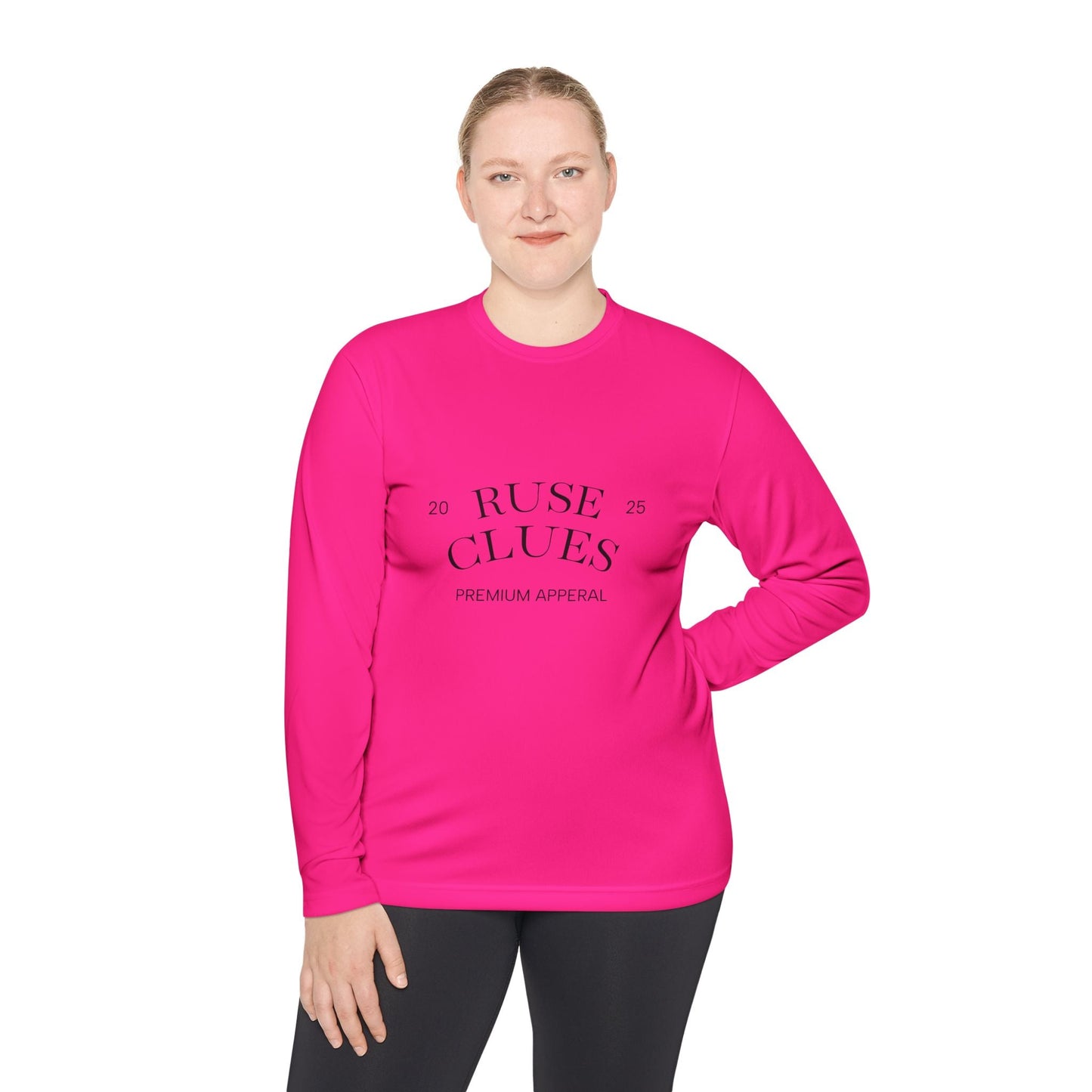 Women's Lightweight  Long Sleeve Ruse Clues® Tee - Premium Apparel for Everyday Style, Casual Wear, Gifts for Friends, Layering Piece, Trendy Fashion