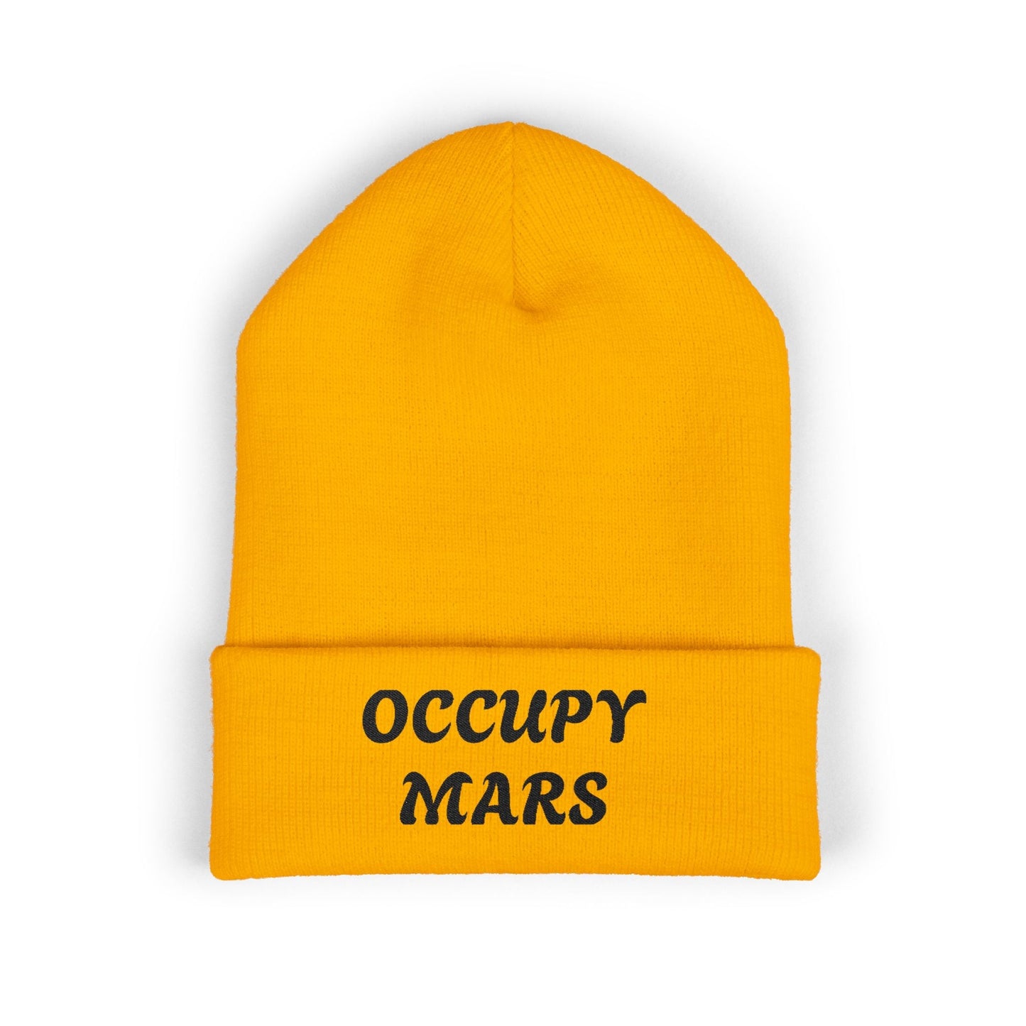 OCCUPY MARS™ Classic Cuffed Beanie | Stylish Winter Hat, Trendy Beanie for Space Lovers, Gift for Astronaut Enthusiasts, Unisex Warm [...]