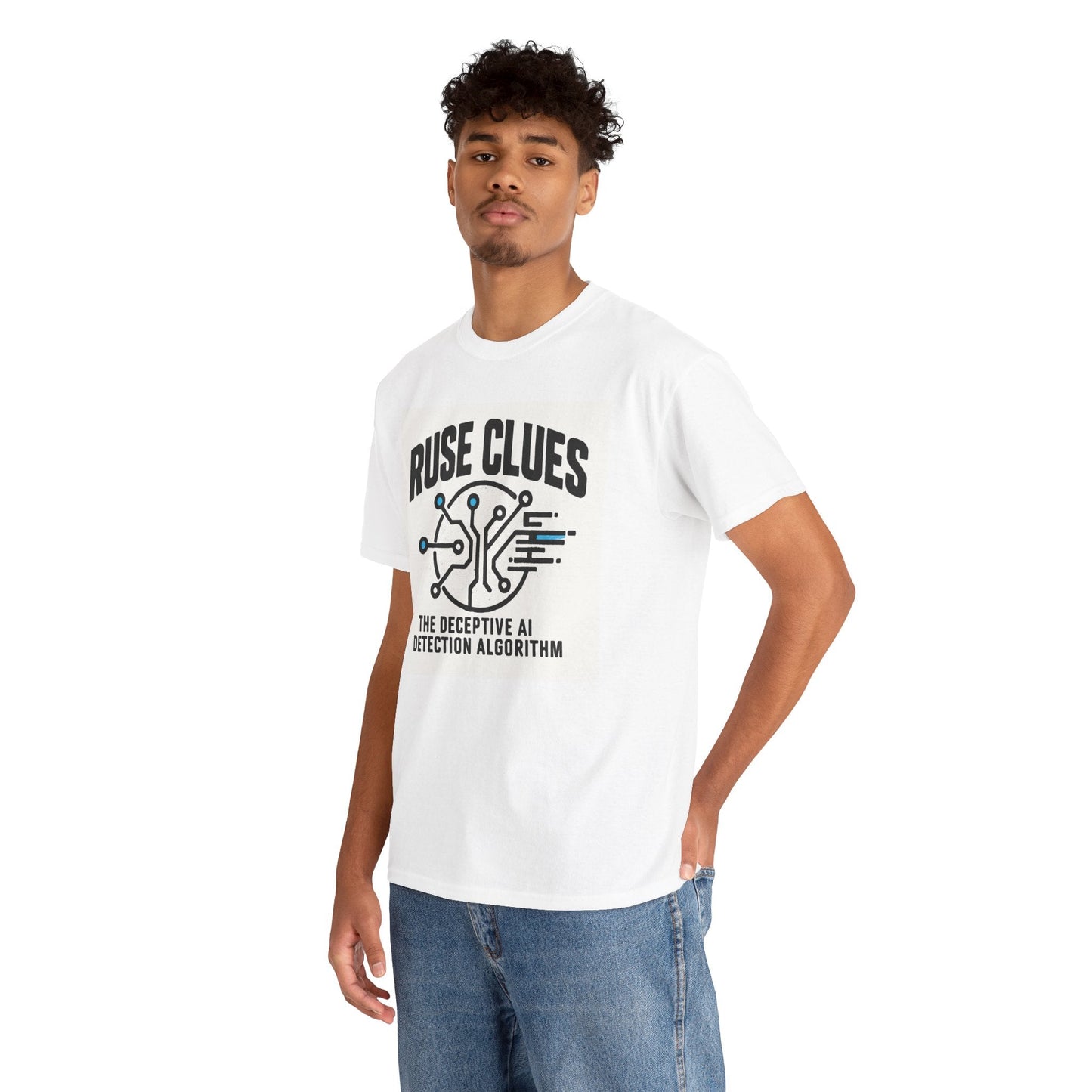 Ruse Clues® AI Detection Tee - Unisex Heavy Cotton T-Shirt