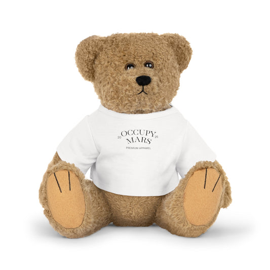 Occupy Mars™ Plush Toy Bear, Cute Kidney Bear, NASA Gift, Outer Space Stuffed Animal, Kids Room Decor, Collectible Teddy