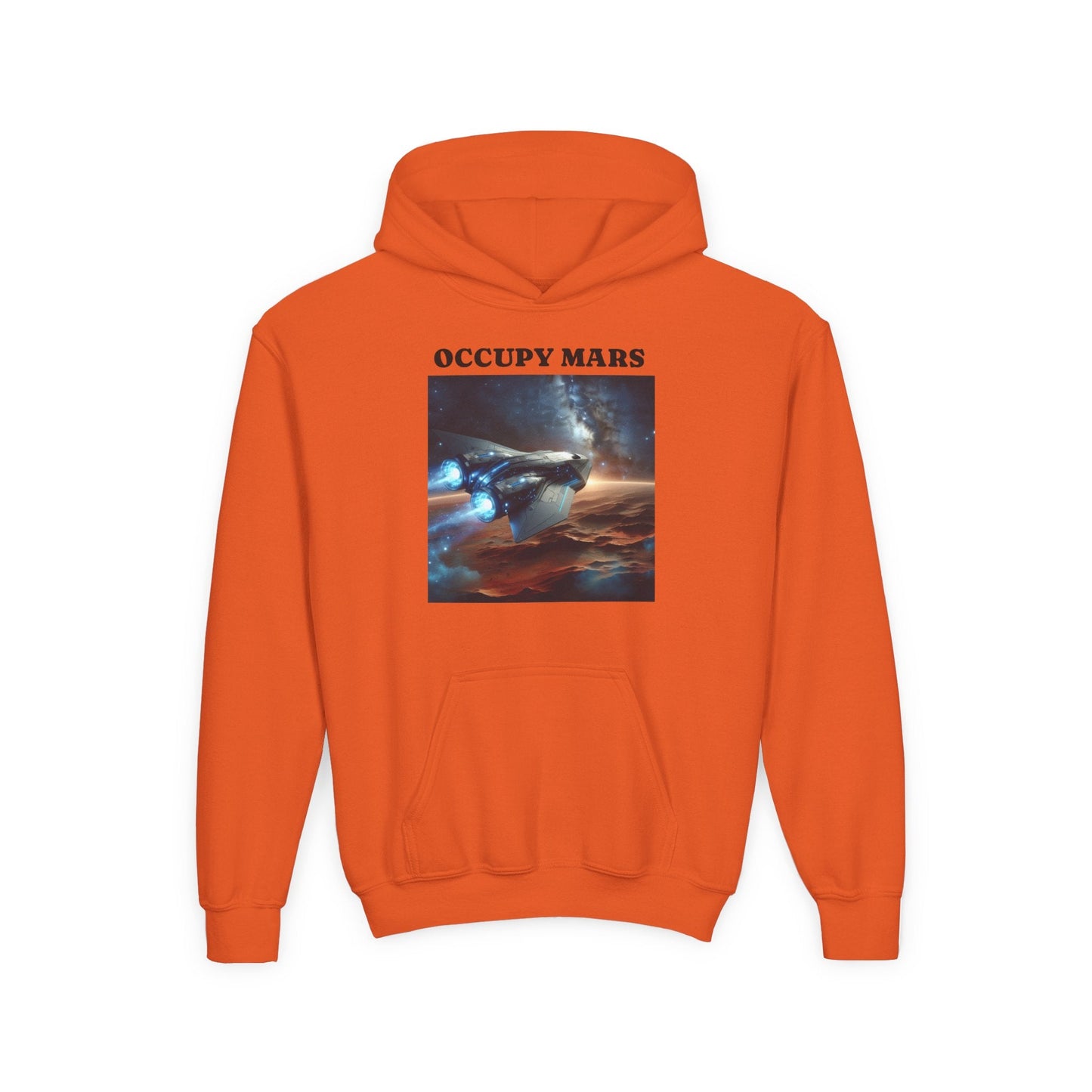 Occupy Mars™ Youth Sweatshirt, Sci-Fi Hoodie, Space Adventure Apparel, Gift for Kids, Casual Wear