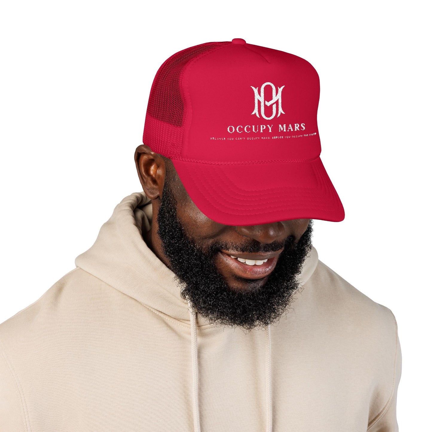 Foam Occupy Mars™ Trucker Hat (Embroidery)